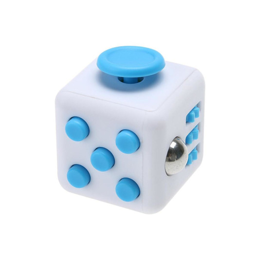 Fidget Cubes Blue White